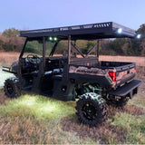 Ranch Armor Polaris Ranger XP 1000 Ultra Extended UTV Top - Overhangs Over Rear Bed