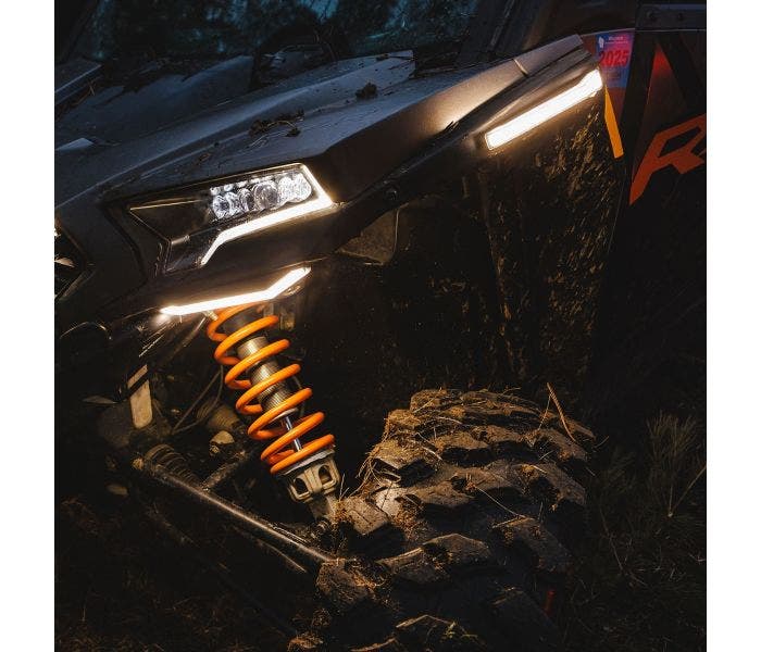 Ravek '19-'23 Polaris RZR XP Plug & Play Auto-Cancel UTV Turn Signal Kit with White Running Lights