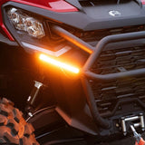 Ravek 21+ Can-Am Commander XT/XMR/XTP Plug & Play Auto-Cancel UTV Turn Signal Kit with White Running Lights