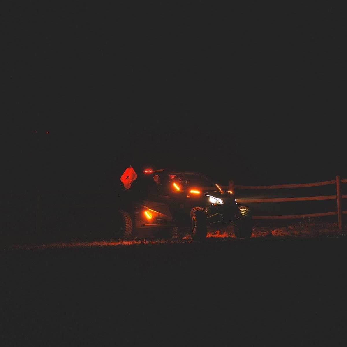 Ravek Can-Am Maverick X3 Plug & Play Auto-Cancel UTV Turn Signal Kit with White Running Lights