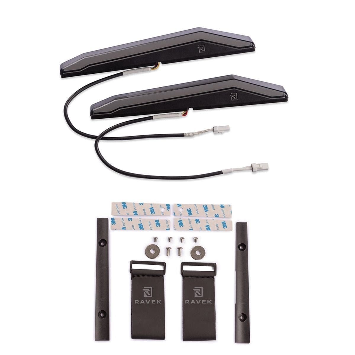 Ravek Yamaha Wolverine Plug & Play Apex Lights White Running Lights