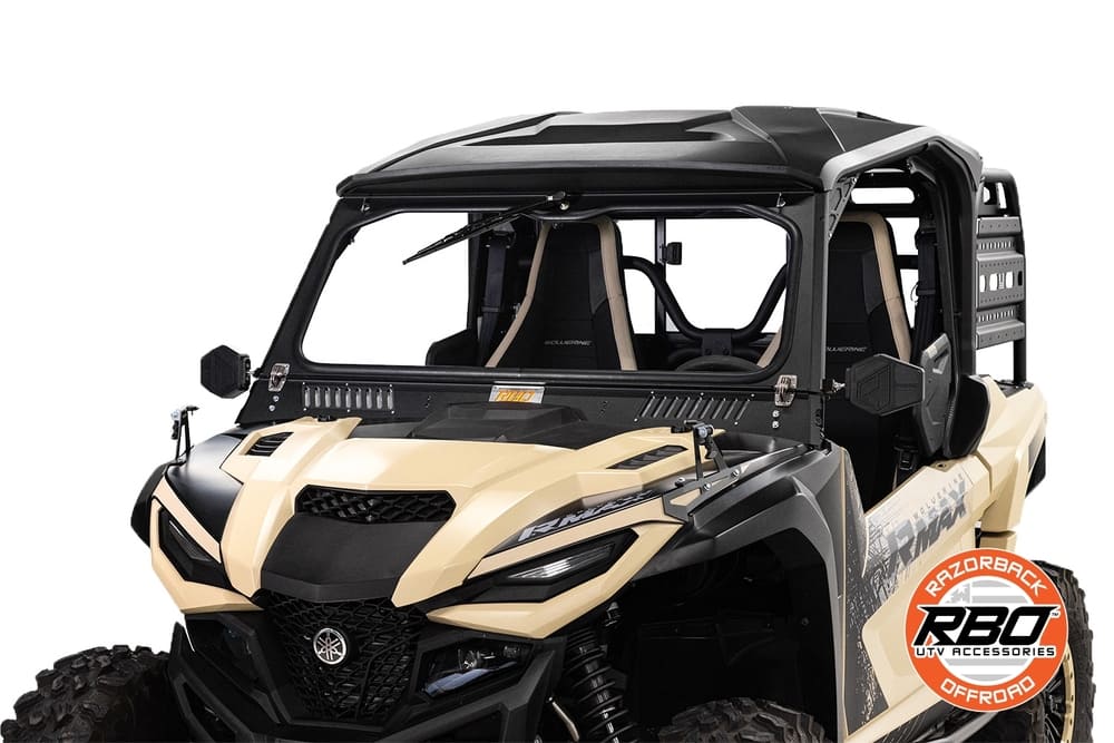 Razorback Offroad '20-'24 Yamaha Wolverine RMAX Folding Windshield