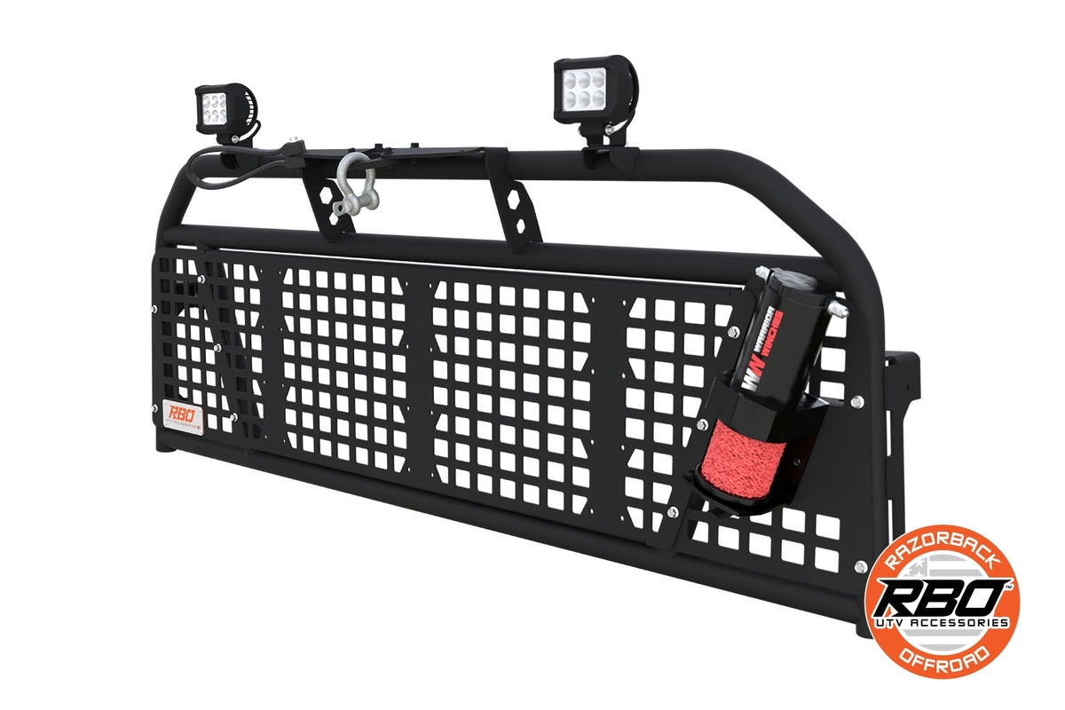 Razorback Offroad Polaris Ranger XD 1500 Sidepuller Winch Rack