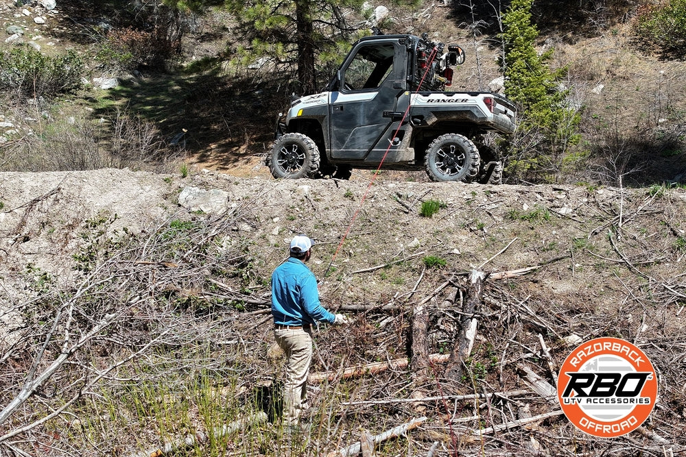 Razorback Offroad Polaris Ranger XP Side Puller Winch Rack