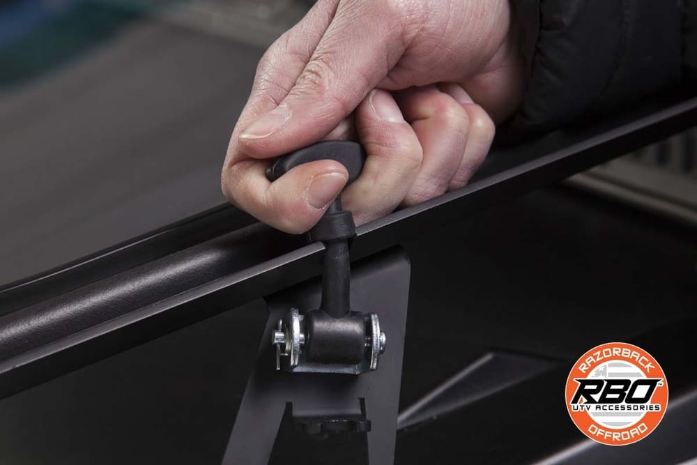 Razorback Offroad '14-'20 Polaris RZR XP 900/1000 Front Folding Windshield