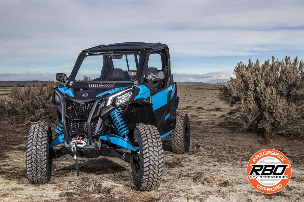 Razorback Offroad '18-'23 Can-Am Maverick Trail/Sport Front Folding Windshield