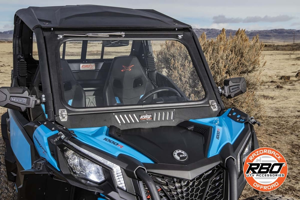Razorback Offroad '18-'23 Can-Am Maverick Trail/Sport Front Folding Windshield
