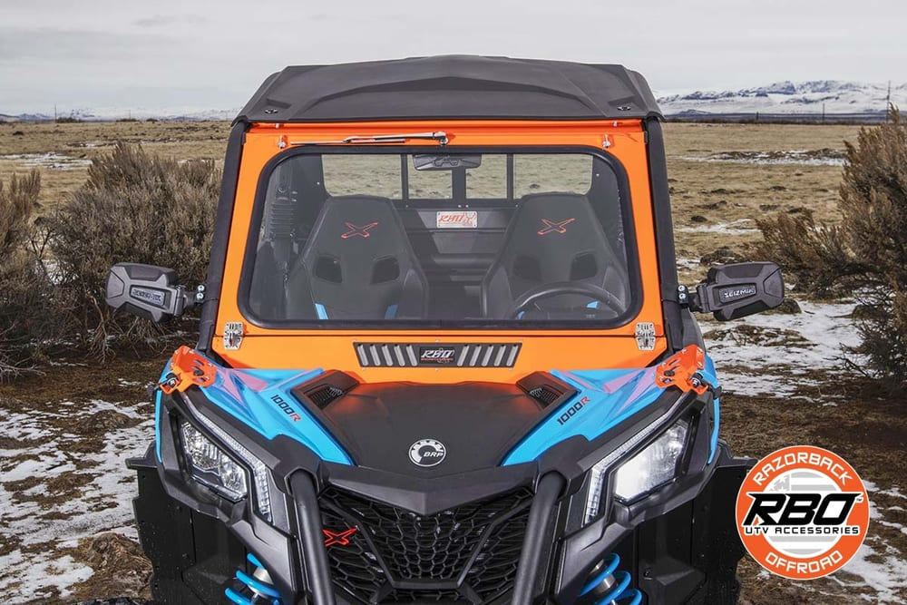 Razorback Offroad '18-'23 Can-Am Maverick Trail/Sport Front Folding Windshield