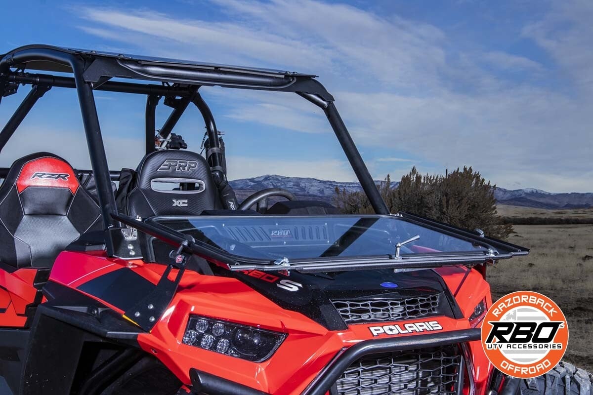 Razorback Offroad '18-'23 Polaris RZR XP Turbo S Folding Front Windshield