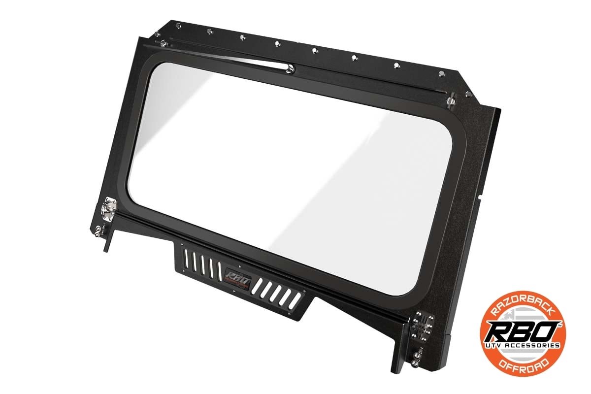 Razorback Offroad '19-'23 Polaris RZR 1000 Front Folding Windshield with Wiper & Vents