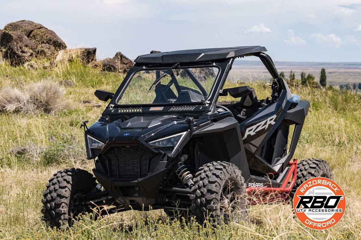 Razorback Offroad '20-'23 Polaris RZR Pro XP Front Folding Windshield