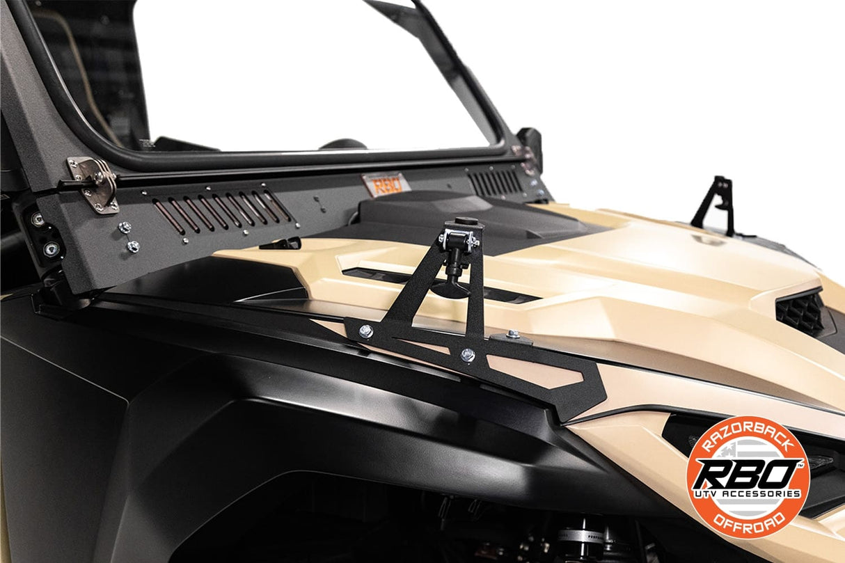 Razorback Offroad '20 – '24 Yamaha Wolverine RMAX Folding Windshield