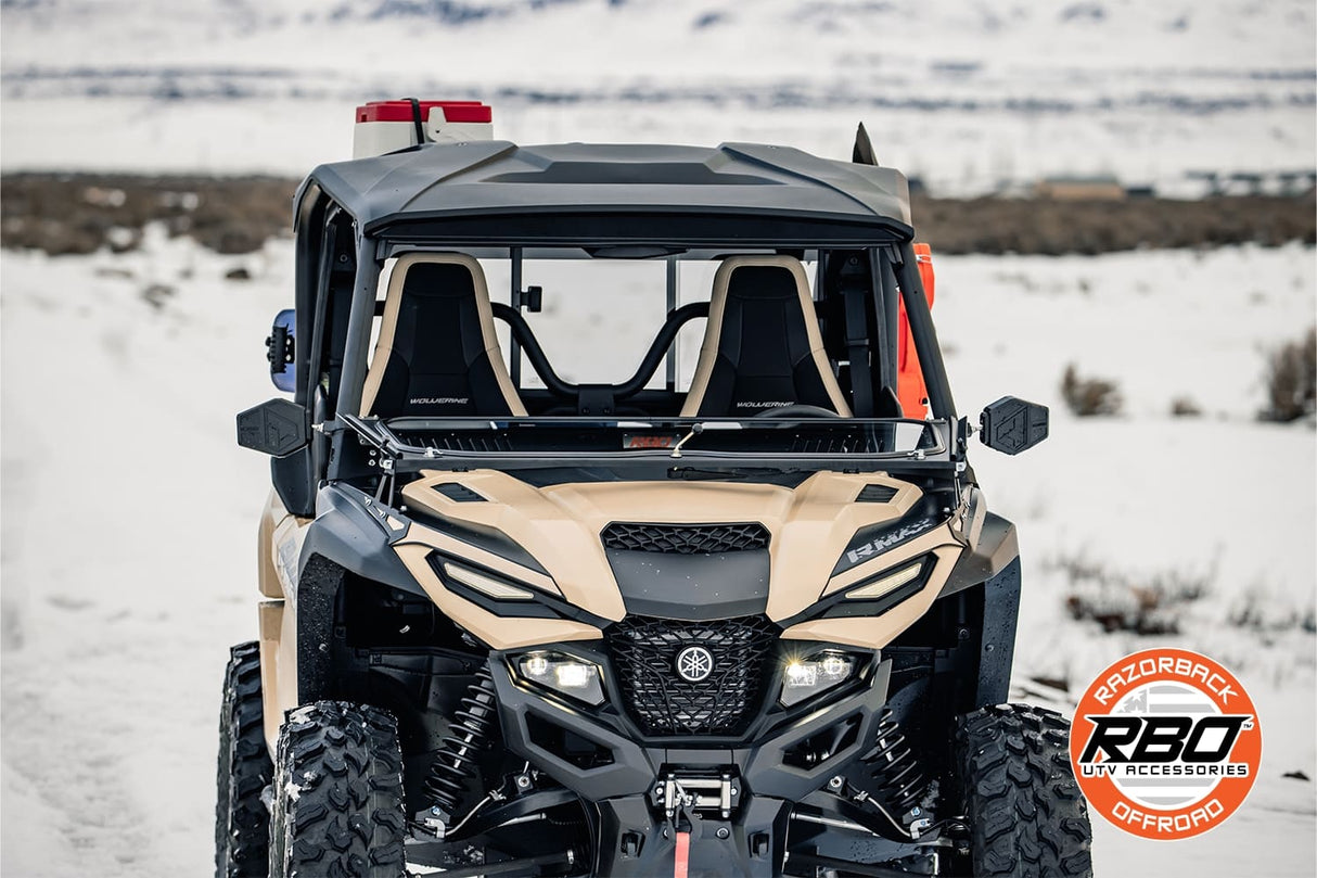 Razorback Offroad '20 – '24 Yamaha Wolverine RMAX Folding Windshield