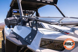 Razorback Offroad '21-'23 Ultimate Polaris RZR Trail Folding Glass Windshield