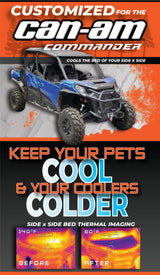 Razorback Offroad Can-Am Commander Ruff Rider Padded Heat Shield