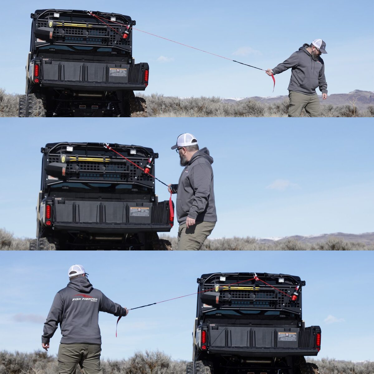 Razorback Offroad Can-Am Defender Sidepuller Winch Rack