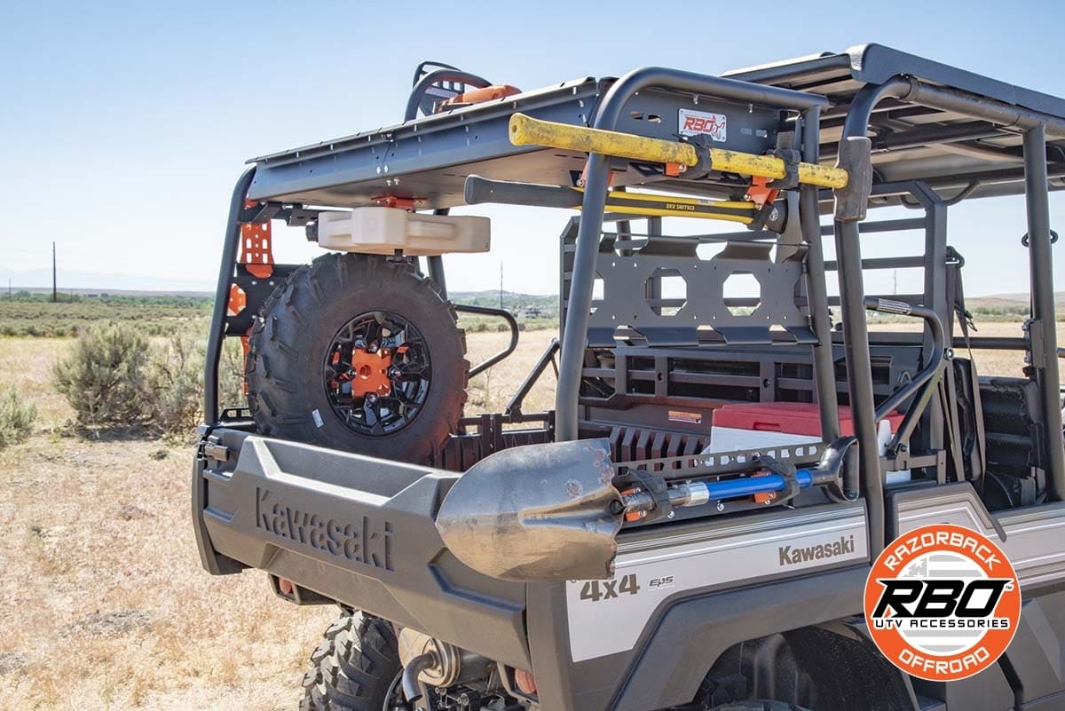 CARGOサーキューレーター Mサイズ ブラック Razorback Offroad Kawasaki Mule Pro XT Utility Cargo Rack