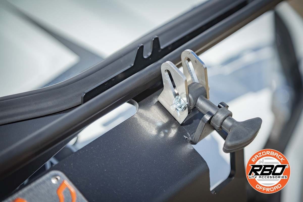 Razorback Offroad Polaris Glass Folding Windshield