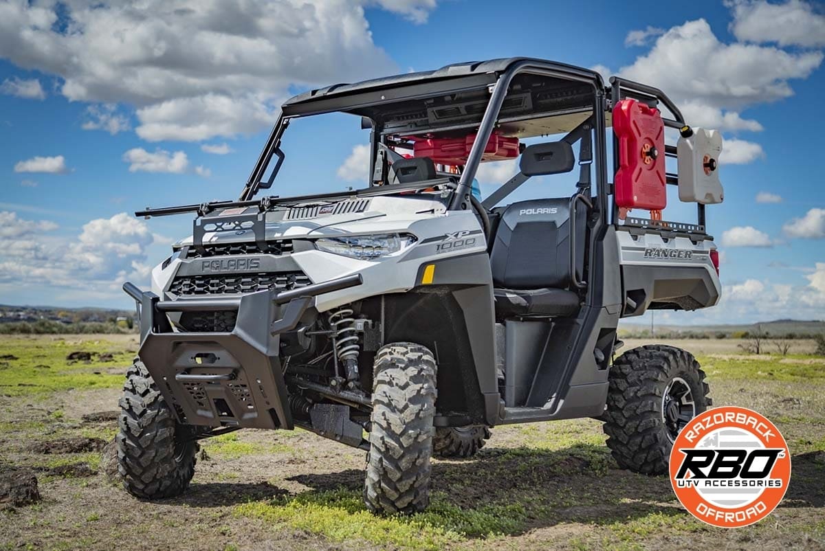 Razorback Offroad Polaris Glass Folding Windshield