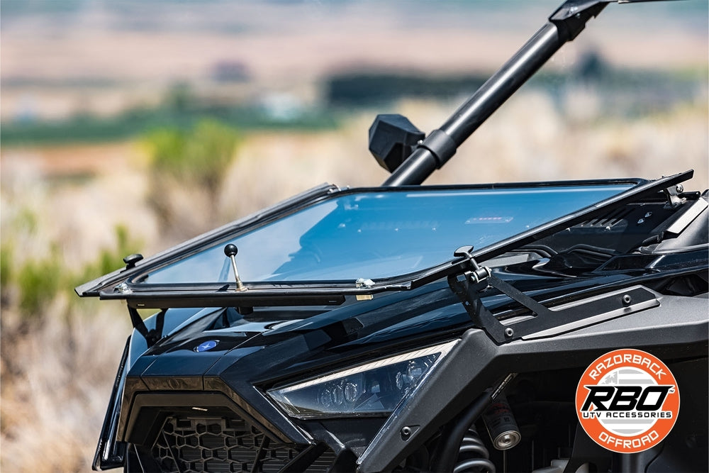 Razorback Offroad Polaris RZR Pro XP Front Folding Windshield