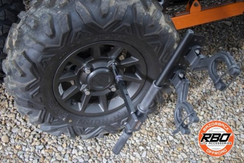 Razorback Offroad Polaris RZR Ultimate Gun Rack/Grab Handle & Lug Wrench