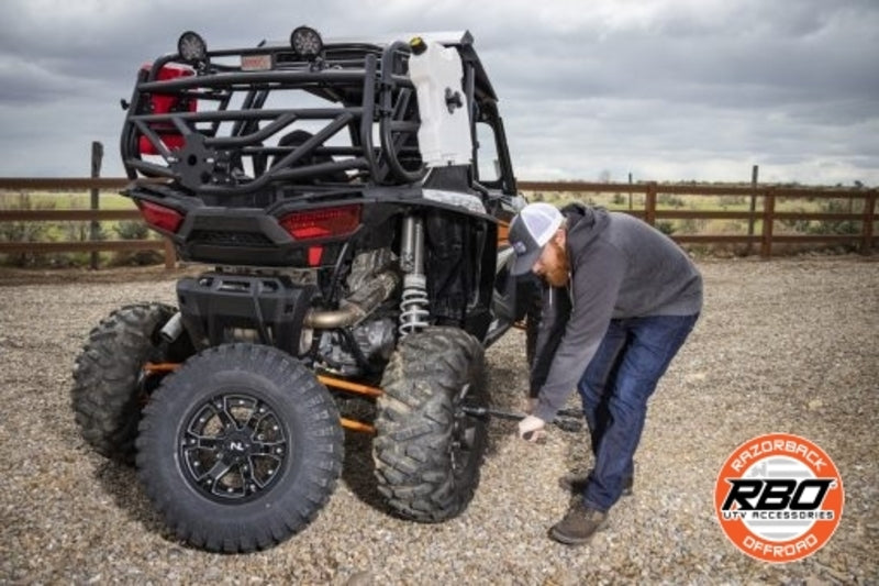 Razorback Offroad Polaris RZR Ultimate Gun Rack/Grab Handle & Lug Wrench
