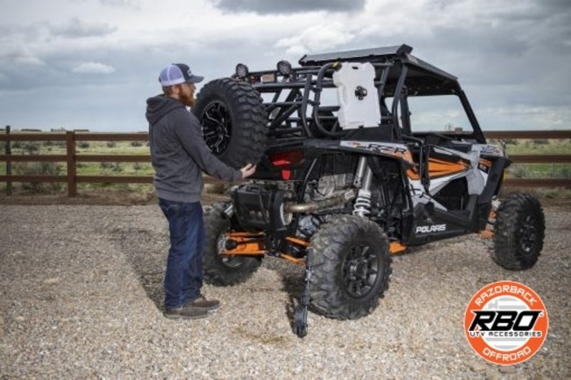 Razorback Offroad Polaris RZR Ultimate Gun Rack/Grab Handle & Lug Wren
