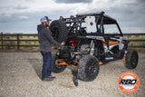 Razorback Offroad Polaris RZR Ultimate Gun Rack/Grab Handle & Lug Wrench