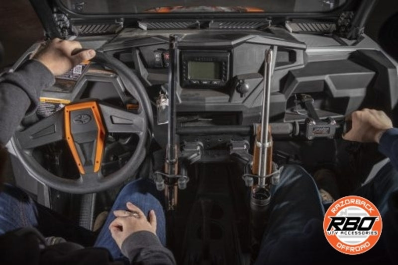 Razorback Offroad Polaris RZR Ultimate Gun Rack/Grab Handle & Lug Wrench