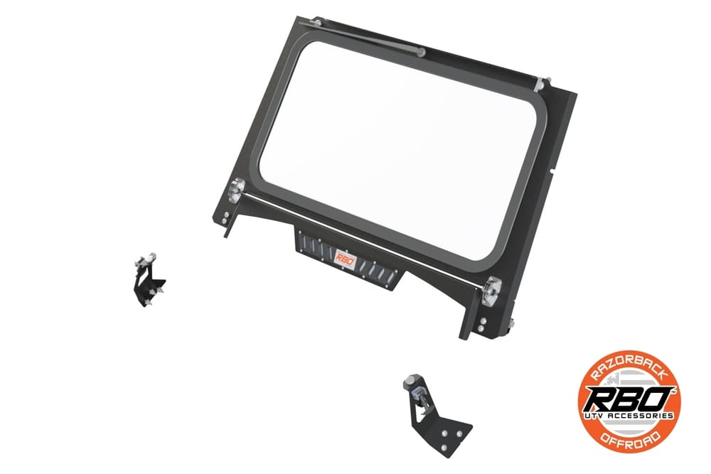 Razorback Offroad Polaris RZR Ultimate Trail Folding Glass Windshield