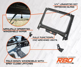 Razorback Offroad Polaris RZR Ultimate Trail Folding Glass Windshield