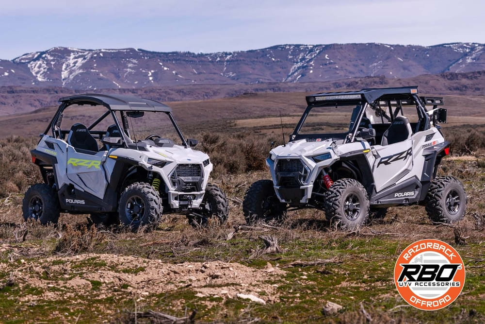 Razorback Offroad Polaris RZR Ultimate Trail Folding Glass Windshield