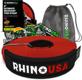 Rhino USA 2" x 20' Ultimate Recovery Tow Strap