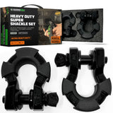 Rhino USA 8-Ton Super Shackles w/ Isolators