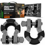 Rhino USA 8-Ton Super Shackles w/ Isolators
