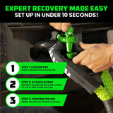 Rhino USA 8-Ton Super Shackles w/ Isolators