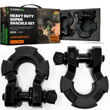 Rhino USA 8-Ton Super Shackles w/ Isolators