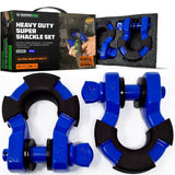 Rhino USA 8-Ton Super Shackles w/ Isolators