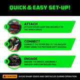 Rhino USA Synthetic Winch Rope