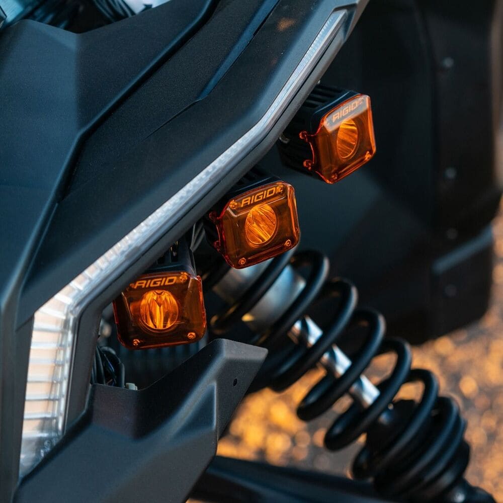 Rigid '17+ Can-Am Maverick X3 Broad Spot Revolve Headlight Kit