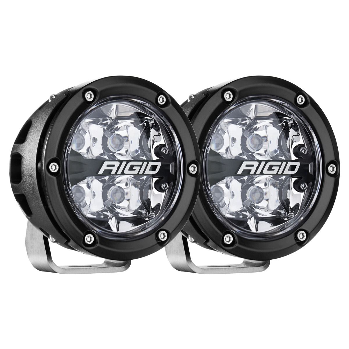 Rigid 360-Series 4" Surface Mount Spot Pro RGBW Pod Light - Pair