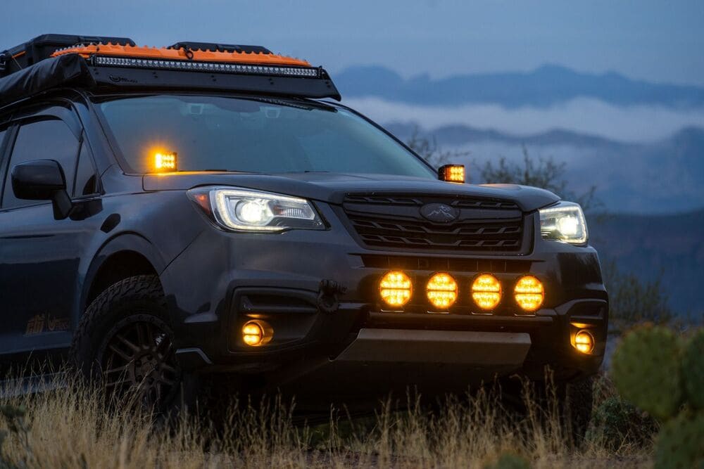 Rigid 360-Series 6" Spot Amber Pro Pod Light - Pair
