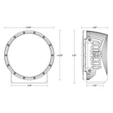 Rigid 360-Series 9" Spot Pro RGBW Surface Mount Pod Light