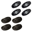 Rigid A-Series 4 Pack Flat Mount Rock Light Kit - Blue