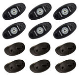 Rigid A-Series 6 Pack Flat Mount Cool White Rock Light Kit