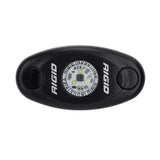 Rigid A-Series Low Power Flat Mount White Pod Light - Black