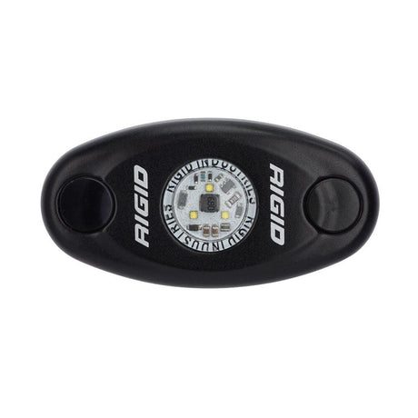 Rigid A-Series Low Power Flat Mount White Pod Light - Black