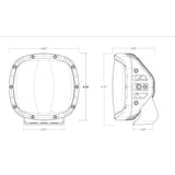 Rigid Adapt XP Amber Pro Pod LED Light