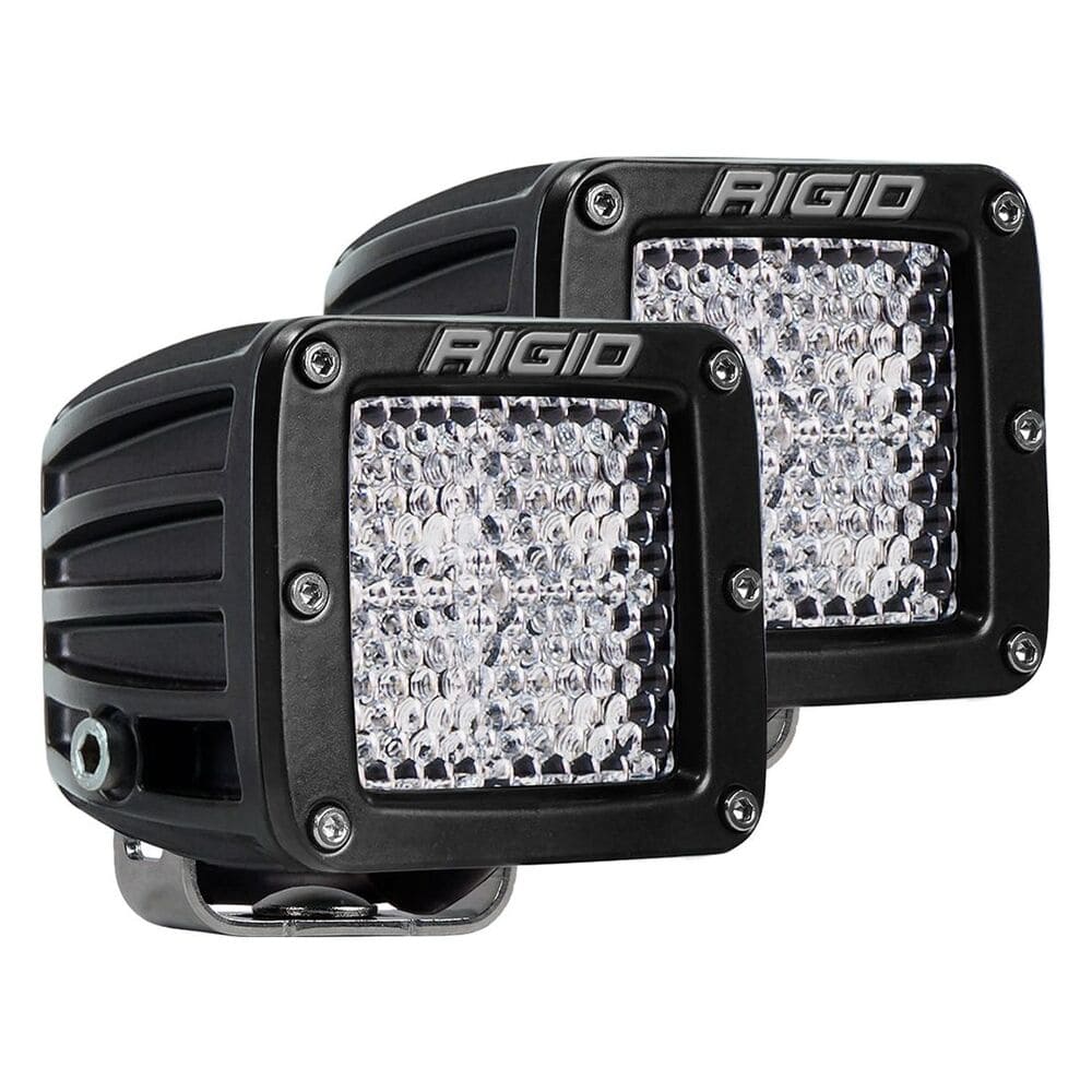 Rigid D-Series Pro Flood Diffused Surface Mount Pod Light - Pair