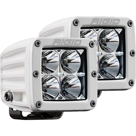 Rigid D-Series Pro Flood Surface Mount White Pods Light - Pair